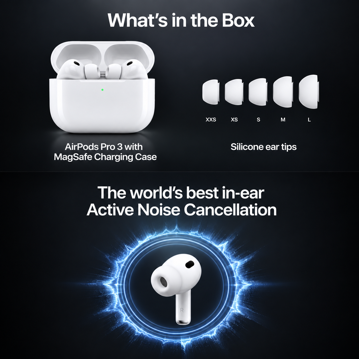 Apple AirPods Pro 3 (White)