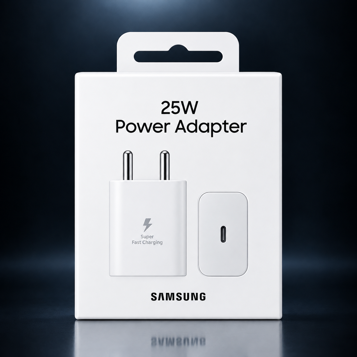 Samsung Original 25W USB Type-C Travel Adaptor Without Cable for Google Pixel, Xiaomi, Motorola, iPhone, Samsung